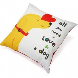 Accent Pillow - All You Need Is Love and a Dog