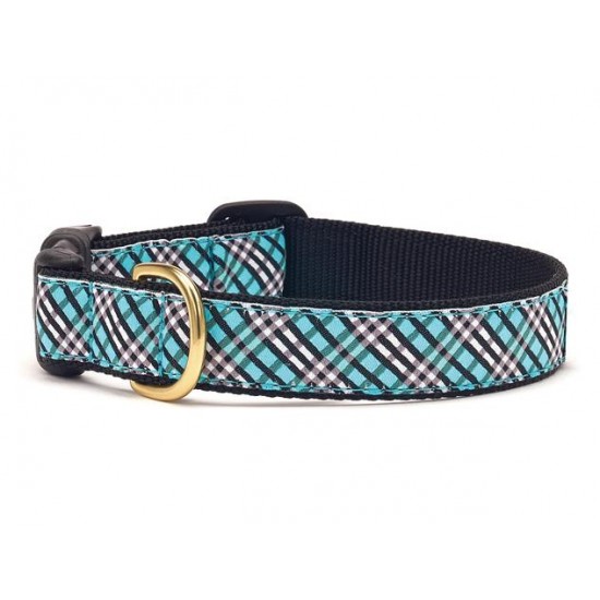 Aqua Plaid Extra Wide