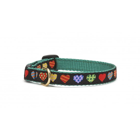Colorful Hearts Cat