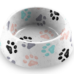 Bowl - Retro Paw Print