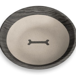 Bowl - Blackened Wood Bone