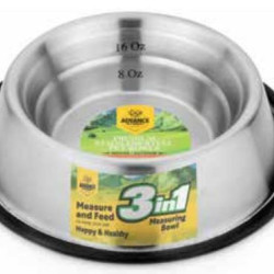3 in 1 Portion Control Measured Feeding Bowl