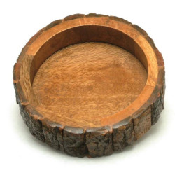 Wooden Bowl - Bark Bowl Round