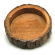Wooden Bowl - Bark Bowl Round