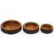 Wooden Bowl - Bark Bowl Round