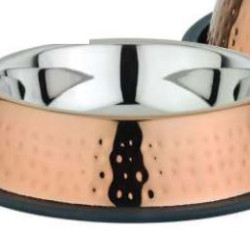 Copper Finished Stainless Steel Bowl - Non Skid