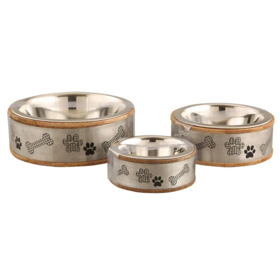 Wood & Metal Sleeve with Paw