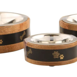 Wood & Metal Sleeve with Paw
