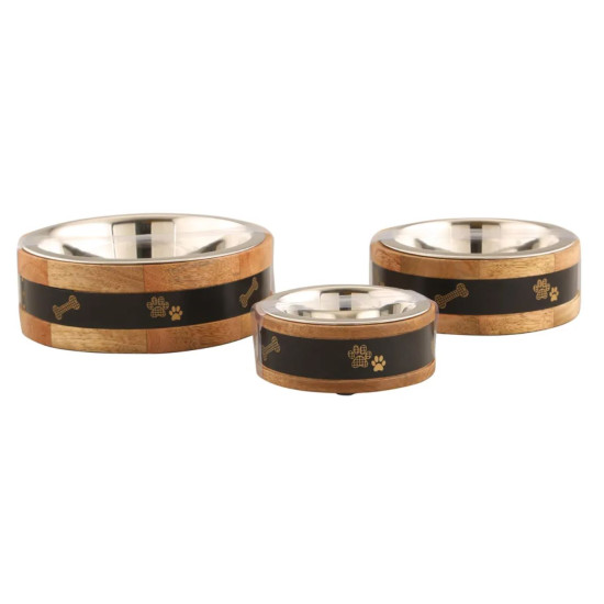 Wood & Metal Sleeve with Paw