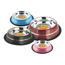 Colored Stainless Steel Non Skid Bowl
