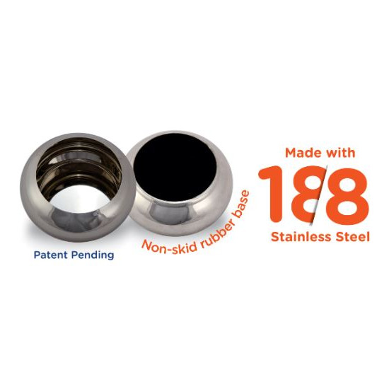 Unspill-A-Bowl 18/8 Stainless Steel