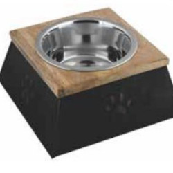 Wood Sleeve - Copper Finish with Removable SS Bowl