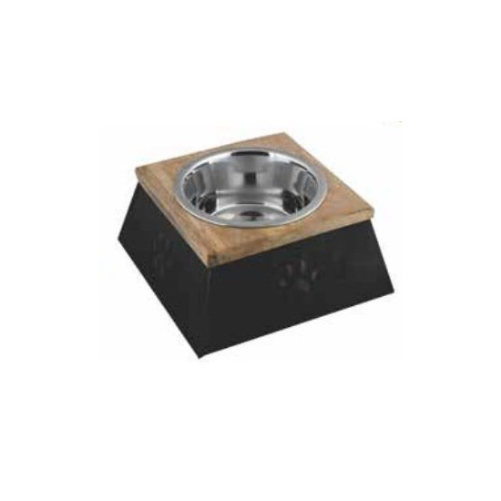 Wood Sleeve - Copper Finish with Removable SS Bowl