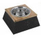 Wood Sleeve - Copper Finish with Removable SS Bowl