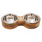 Wood Double Diner - Round