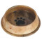 Wood Non Skid Bowl with Paw