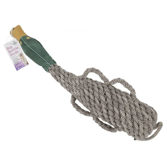 Natural Bottle Bird Crinkle Toys
