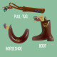 Natural All Leather Toy