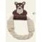 Natural Organic Cotton Tug with Leather