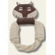 Natural Organic Cotton Tug with Leather