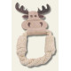 Natural Organic Cotton Tug with Leather