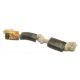 Cotton/Jute Rope Tug Toy with Buffalo Horn