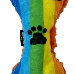 Rainbow Paw Bone - Fleece