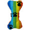 Rainbow Paw Bone - Fleece