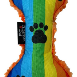 Rainbow Paw Bone - Nylon & Fleece