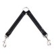 Leather Two-Dog Walking Coupler
