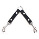 Leather Two-Dog Walking Coupler