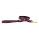 Braided Leather Leash, Two-Handled Leash, Pull/Correction Tab