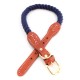 Cotton Rope with Leather Accents Collar
