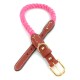 Cotton Rope with Leather Accents Collar