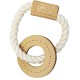 Natural Cotton & Leather Tug Toy
