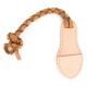 Interactive Natural Leather Tug Toy