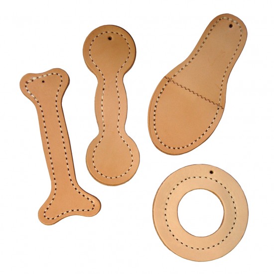 Interactive Natural Leather Dog Toy