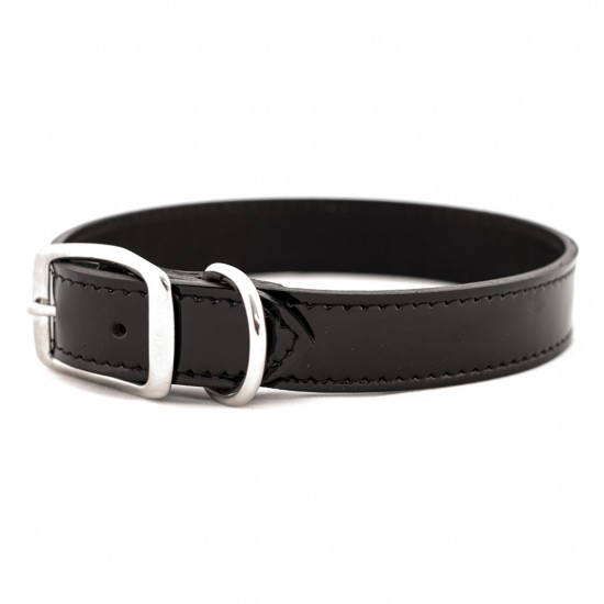 Manhattan Patent Leather Collar & Leash