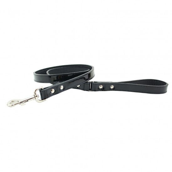 Manhattan Patent Leather Collar & Leash