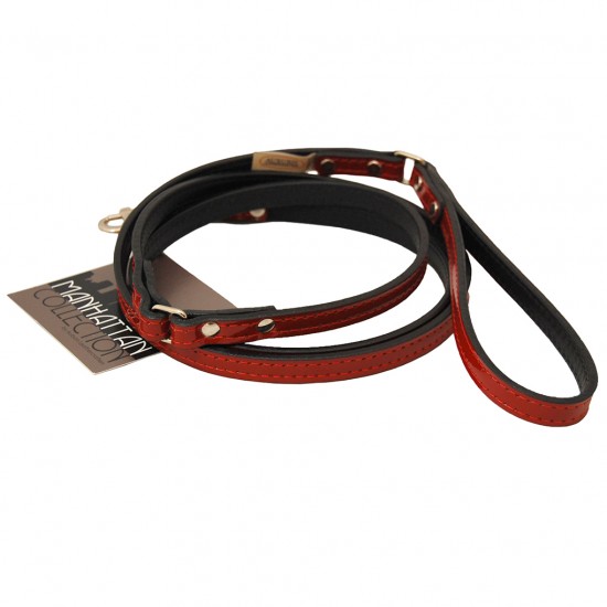 Manhattan Patent Leather Collar & Leash