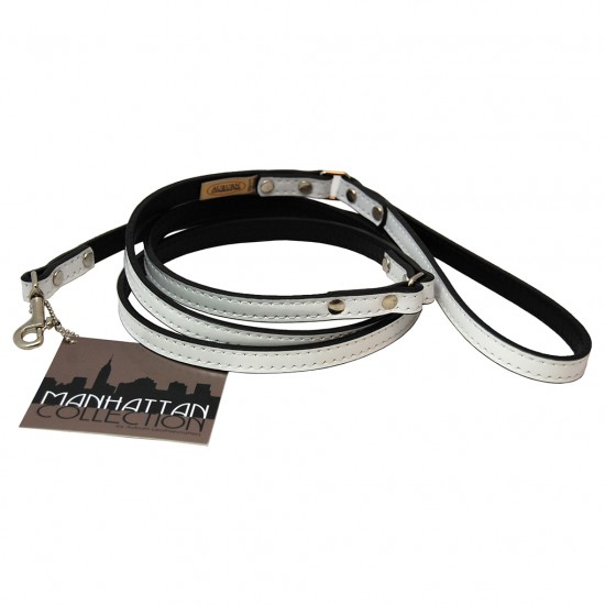 Manhattan Patent Leather Collar & Leash