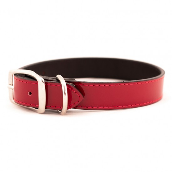 Manhattan Patent Leather Collar & Leash