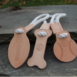 Natural Cotton & Leather Tug Toy