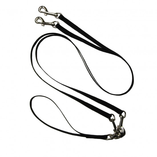 Nylon Two Dog Walker No Tangle Leash