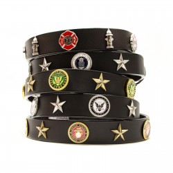 Service Emblem Collar & Leash