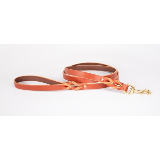 Braided Leather Leash