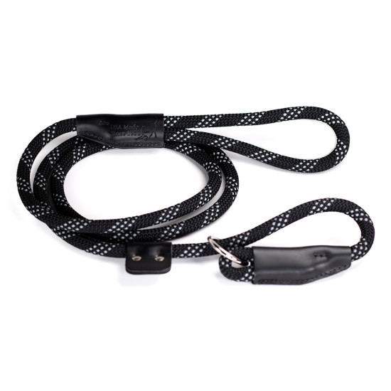 Reflective Rope Leashes - Slip End