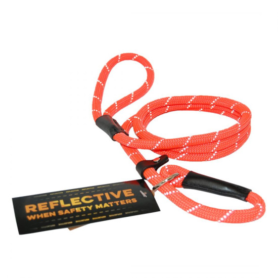 Reflective Rope Leashes - Slip End