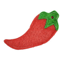 Loofa Toy - Chili Pepper