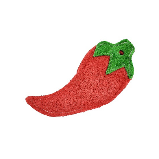 Loofa Toy - Chili Pepper